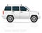 Car jeep off road suv vector illustration