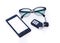 Car key remote, Black Eye Glasses, Smartphone, mobile phone