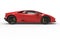 Car Lamborghini huracan on white background02