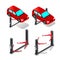 Car lift, device for raising the car in the workshop, car repair