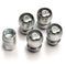 Car lock nuts, wheel nut that protect the wheels from theft. close-up of the isolate on a white background