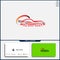 Car logo, abstract car design concept, automotive car logo design template