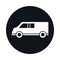 Car model transport vehicle speed block and flat style icon design