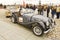Car morgan on rally of classical cars, Moscow