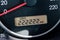 Car odometer reaches a two hundred and twenty-two thousand two hundred and twenty-two kilometres