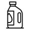 Car oil canister icon, outline style