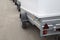 Car open trailer.Sale and rental of car trailers