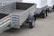 Car open trailer.Sale and rental of car trailers