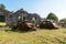 Car in Oradour-sur-Glane in France.