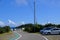 Car park at Eminokotenbo Park, Tanegashima, Kagoshima Prefecture, Japan.