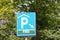 Car parking available sign Berlin Germany
