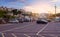 Car parking at the harbor in the town of Ilfracombe