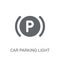 car parking light icon. Trendy car parking light logo concept on