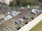 Car parking, view from a balcony