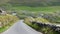 Car passenger view driving through Dunquin village in Ireland