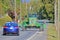 Car Passing Wide Farm Machinery