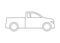 Car pickup transport model coloring line icon. Own passenger transport, automobile for travel. Vector sign outline