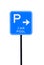 Car Pool Parking Sign - Isolated