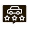 car quality assessment icon Vector Glyph Illustration