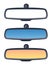 Car rear view mirrors, vector