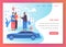 Car rent, carsharing service company web banner