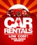 Car rentals design template.