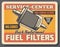 Car repair service with fuel filter