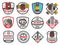 Car repair and vehicle diagnostic service icons