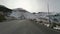 Car ride Point Of View, The Majestic Grossglockner Mountain Road in Austria, snow covered sharp peaks of the alpine