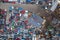 Car Scrapyard auto wrecks Junk Yards Aerial Drone photo