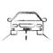 car sedan front vehicle icon