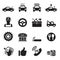Car service Car care icons set