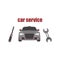 Car service. Car repair. Car electronics. Vector illustration. EPS 10