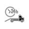 car service evacuator icon. Element of Cars service and repair parts for mobile concept and web apps icon. Glyph, flat line icon