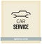 Car service sign