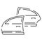 Car service thin line icon, Auto Repair Shop vector, Lorry Spare Parts Design Set, Basic automotive symbol on white background,