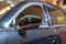 Car side mirror or door mirror build at the exterior of the car for the purposes of helping the driver see areas behind and to the