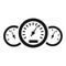 Car speedometer icon - vector