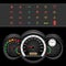 Car speedometer night panel