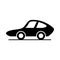 Car sport model transport vehicle silhouette style icon design