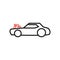 car with supercharger. Vector illustration decorative design