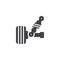 Car Suspension vector icon