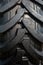 Car Tire. Black Rubber Truck Tyre. Rubber texture background