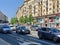 Car Traffic, Moscow City Streets, Russia