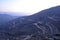 Car Trails in Jais Mountains, Jebel Jais, Ras Al Khaimah, United Arab Emirates