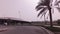 Car trip to the Ferrari World Yas Island in Abu Dhabi stock footage video