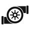 Car turbo icon simple vector. Engine charger