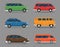 Car Type and Model Objects icons Set