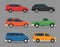 Car Type and Model Objects icons Set