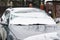 Car under snow